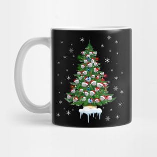 Golf Ball Christmas Tree TShirt Golfers Golfing Player Gift Mug